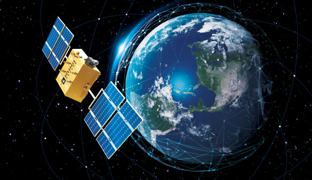 first commercial satellite network